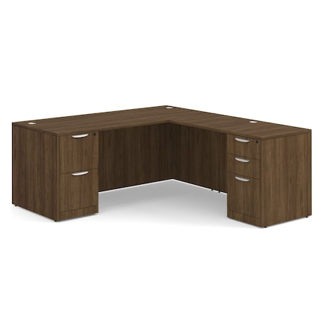 Officesource 29.50'' H, Modern Walnut, 71.00'' W X DBLFLOS105MW